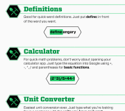 Google, consejos y trucos - Infografia